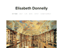 Tablet Screenshot of elisabethdonnelly.com